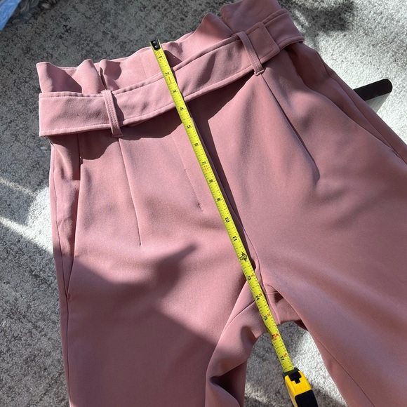 Aritzia Babaton Jermaine Blush Pink new Wide leg Business Casual Pant Size 6,8 - Picture 8 of 14